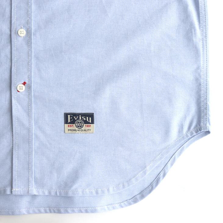 EVISU（エヴィス） 長袖オックスフォードシャツ カモメプリント