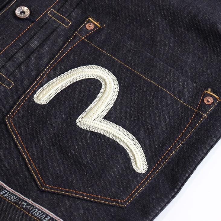 EVISU（エヴィス） ロゴカモメ刺繍 デニムジャケット リラックス