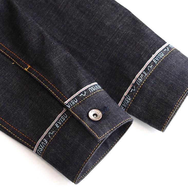 美品☆[EVISU] 24SS メニーポケット デニムセットアップ M 30 カモメプリントとマルチポケット リラックスフィット デニムジャケット