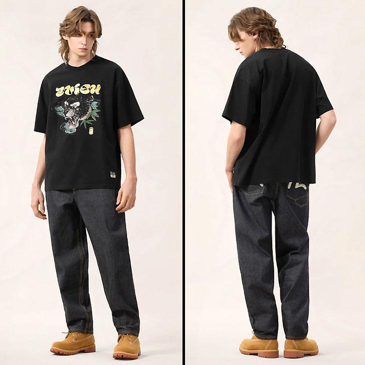 EVISU（エヴィス） リラックスフィット ジーンズ 7ポケットロゴカモメ