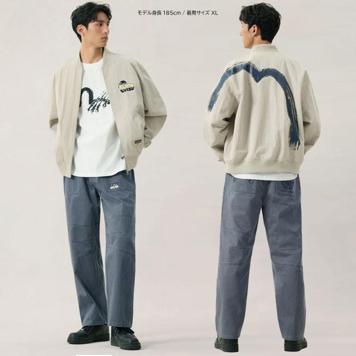 EVISU（エヴィス） 大黒プリント ボンバージャケット リラックス