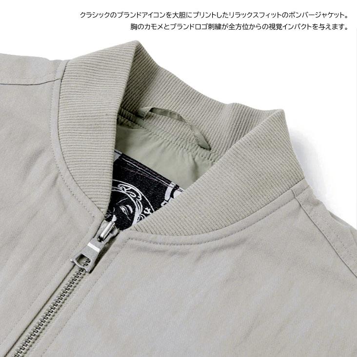 25年最新モデル タグ付き未使用 EVISU ビッグカモメボンバージャケット EVISU（エヴィス） 大黒プリント ボンバージャケット リラックス