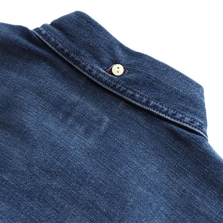 EVISU（エヴィス） ウォッシュド デニムシャツ 長袖 リラックス