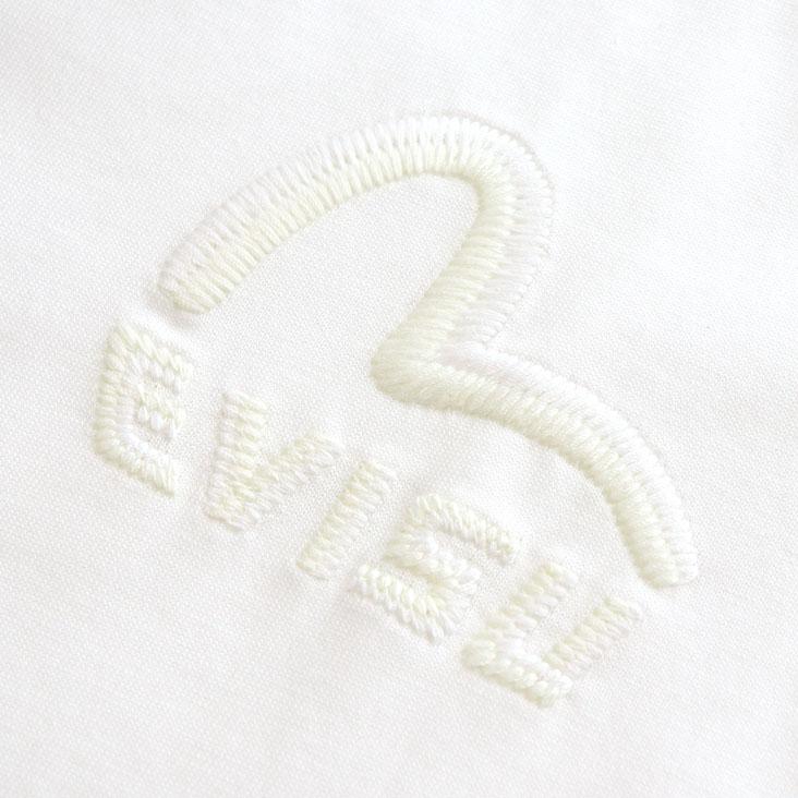EVISU（エヴィス） レギュラーフィット Tシャツ モノクロカモメ刺繍 