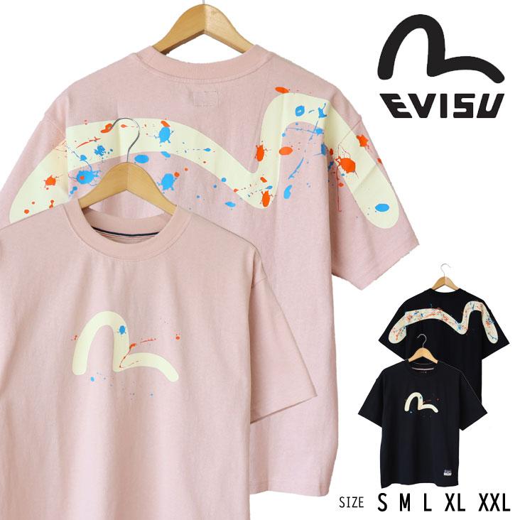 EVISU（エヴィス） リラックスフィット Tシャツ カモメ大黒プリント