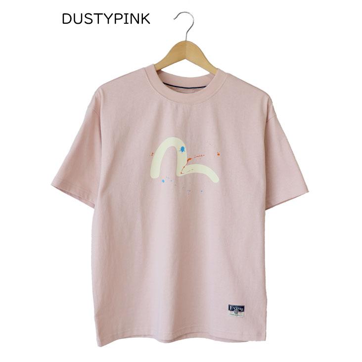 EVISU（エヴィス） リラックスフィット Tシャツ カモメ大黒プリント
