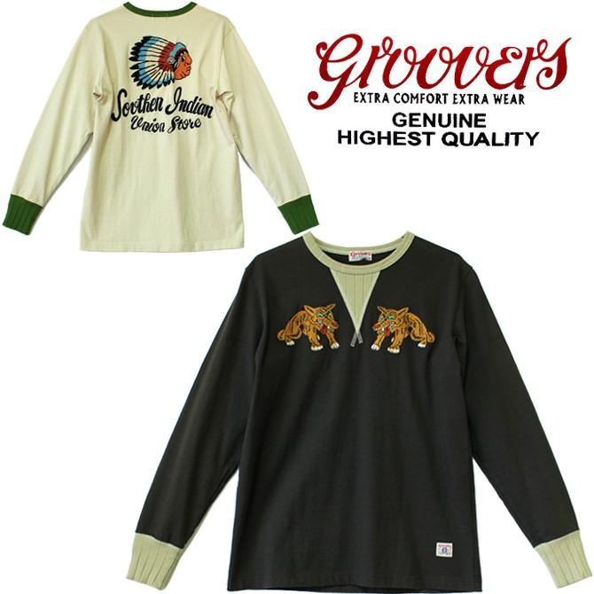 GROOVERS（グルーヴァーズ） SOUTHEN INDIAN UNION STORE 長袖Tシャツ
