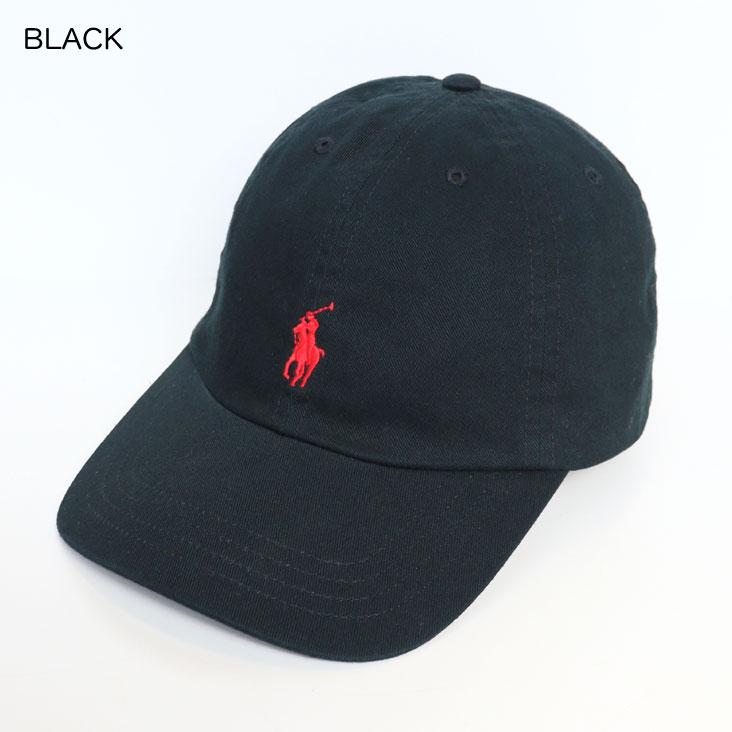 新品正規品 ポロ ラルフローレン アイコニック ホース刺繍 チノキャップ 黒赤馬 POLO RALPH LAUREN（ポロ・ラルフローレン） ポロ ラルフローレン BOYS