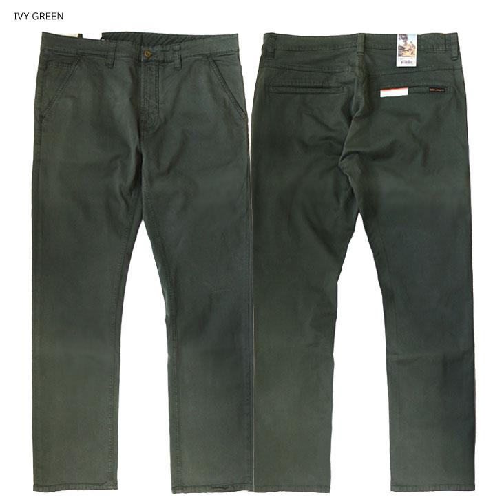 Nudie Jeans（ヌーディージーンズ） チノパン SlimAdam IVY GREEN