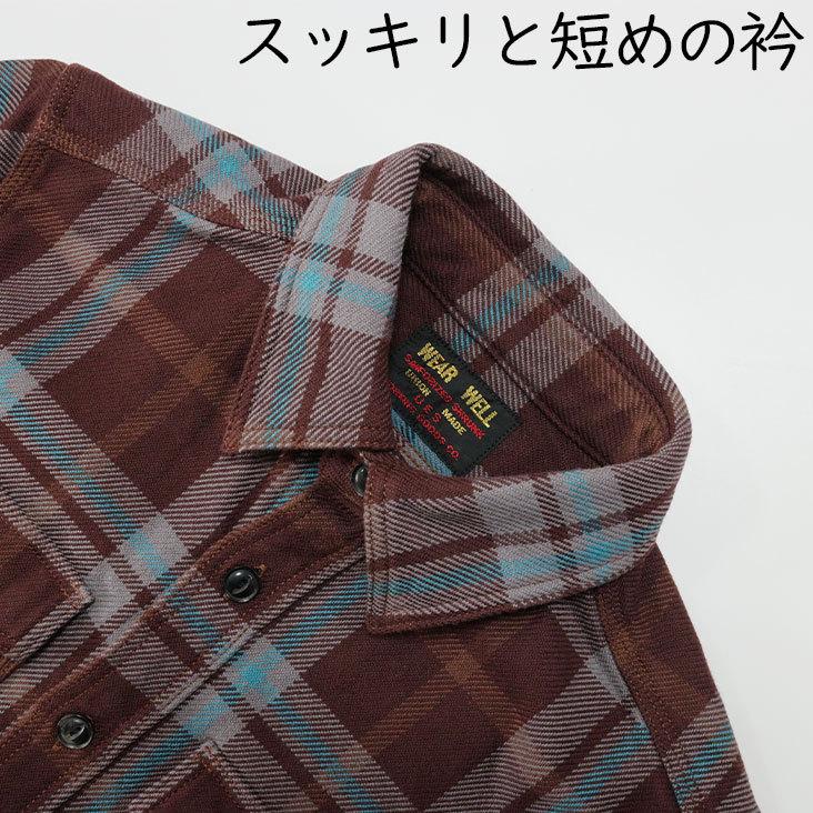 UES ウエス エクストラヘビー ネルシャツ コットン 綿100％ 日本製 
