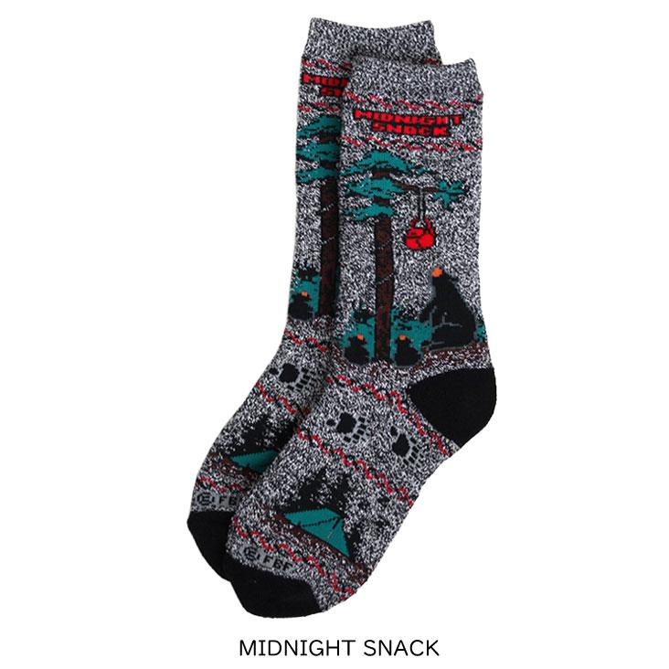 FOR BARE FEET フォーベアフィート ブランケット ソックス BLANKET MOTIFE SOCKS 肉厚 総柄 ベア ビックフット カヌー エルク クッション 快適 履き心地 靴下 | House of Blues | 03