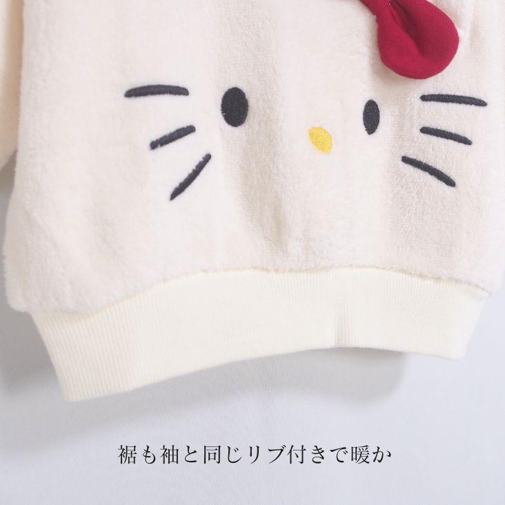ハローキティ Hello Kitty ボアフリース トレーナー KIDS BABY キティ
