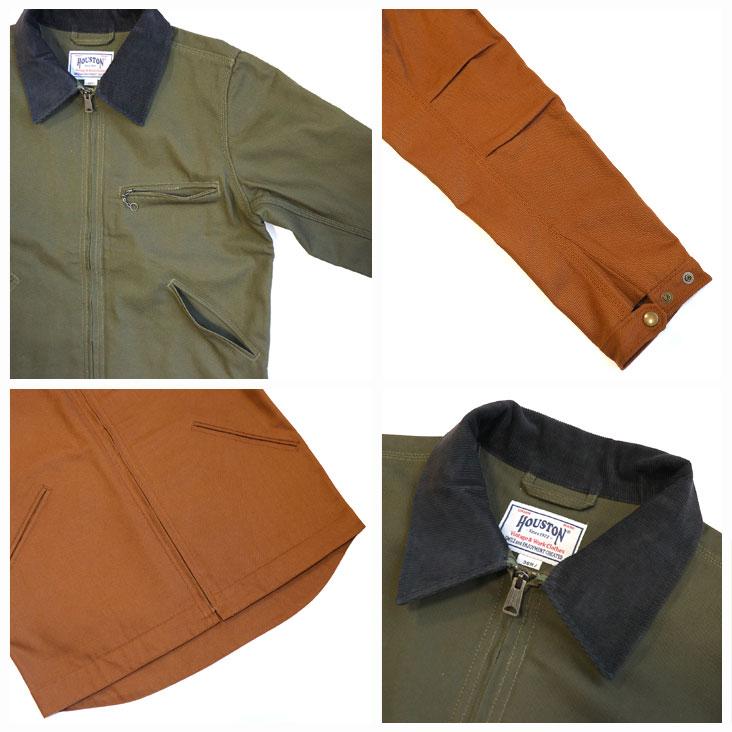 HOUSTON（ヒューストン） DUCK ZIP WORK JACKET ダックジップワーク