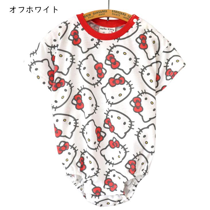 gelato pique BABY サンリオ　キティ　総柄半袖ロンパース ハローキティ Hello Kitty 総柄半袖ロンパース BABY サンリオ SANRIO