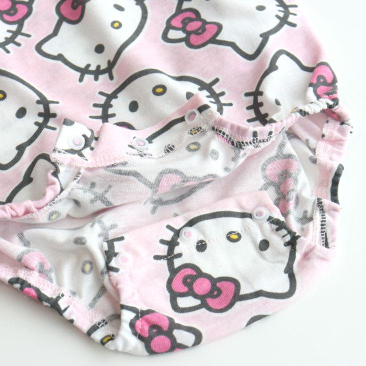 ハローキティ Hello Kitty 総柄半袖ロンパース BABY サンリオ SANRIO