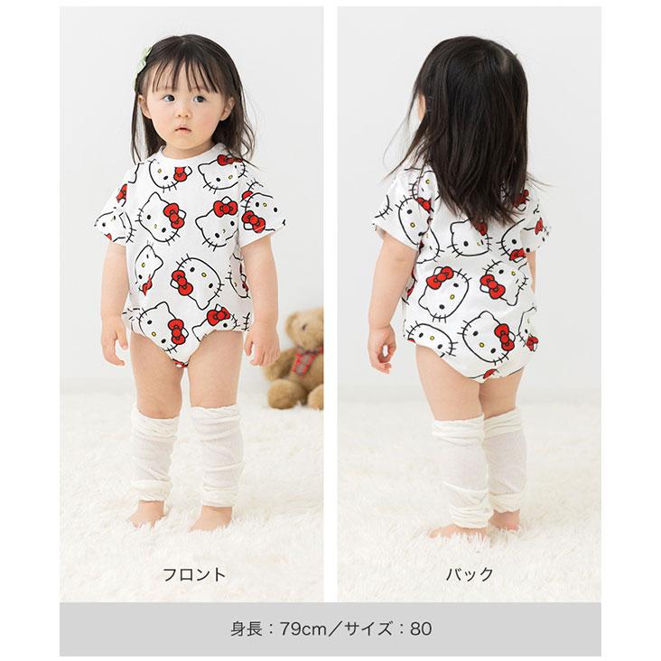 gelato pique BABY サンリオ　キティ　総柄半袖ロンパース ハローキティ Hello Kitty 総柄半袖ロンパース BABY サンリオ SANRIO