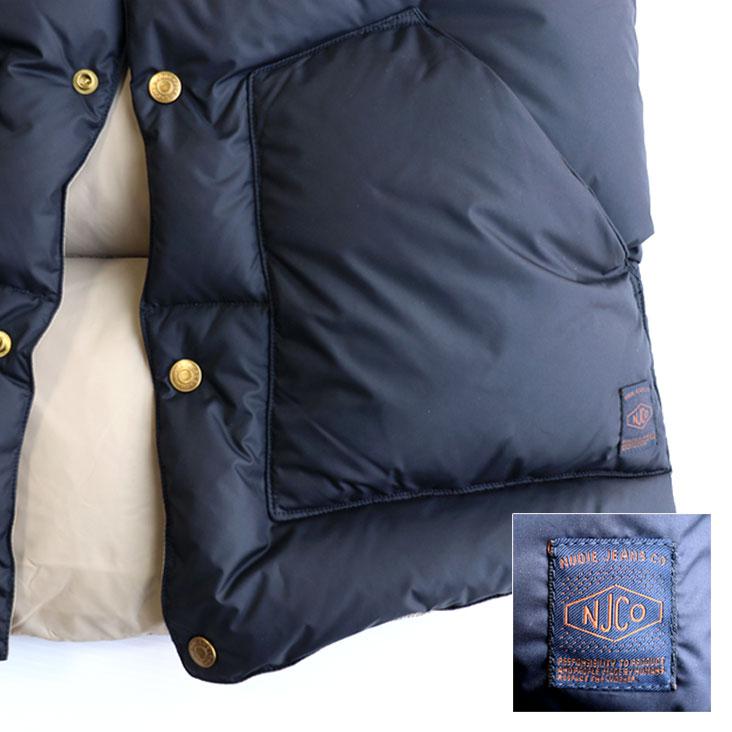 ヌーディージーンズ Nudie Jeans ダウンベスト KirkPufferVest ダウン ベスト アウター リサイクルダウン フェザーの画像