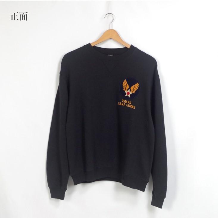 【激レア】 AVIREX 刺繍 オーバーサイズ スウェット トレーナー 和風 AVIREX（アヴィレックス） トレーナー CLASSIC SWEAT KEEP EM クルー