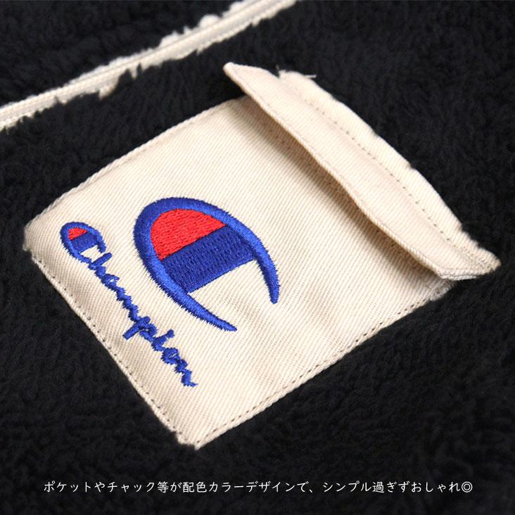 Champion チャンピオン BABY ボアフリース ベスト ポケット