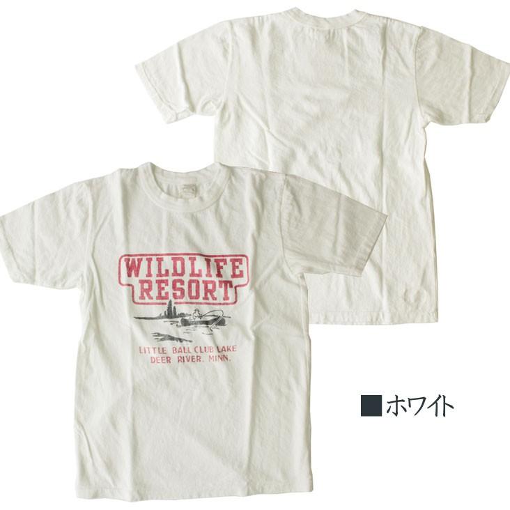 UES ウエス WILD LIFE S/S Tee 半袖Ｔシャツ ロゴ アメカジ オーガニック シンプル made in JAPAN 日本製 651831 白 ホワイト 黄色 イエロー｜mitoman｜02