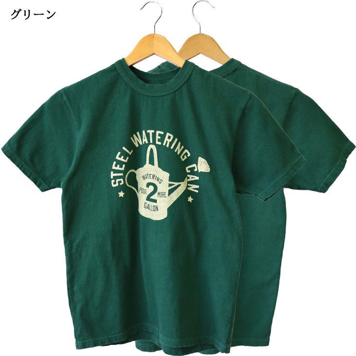 UES ウエス プリント半袖Ｔ WATERING CAN レトロ アンティーク オーガニックコットン オーガニック コットン 綿100％ 春夏