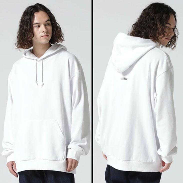 AVIREX（アヴィレックス） パーカー H.A. PULLOVER PARKA ロゴ刺繍