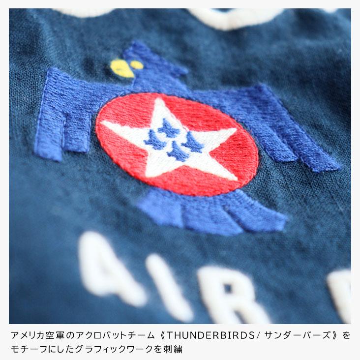 AVIREX（アヴィレックス） 半袖シャツ SMOKETAILS THUNDERBIRDS