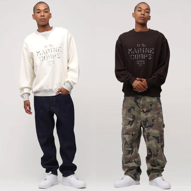 AVIREX（アヴィレックス） VINTAGE CREW SWEAT クルーネックスウェット