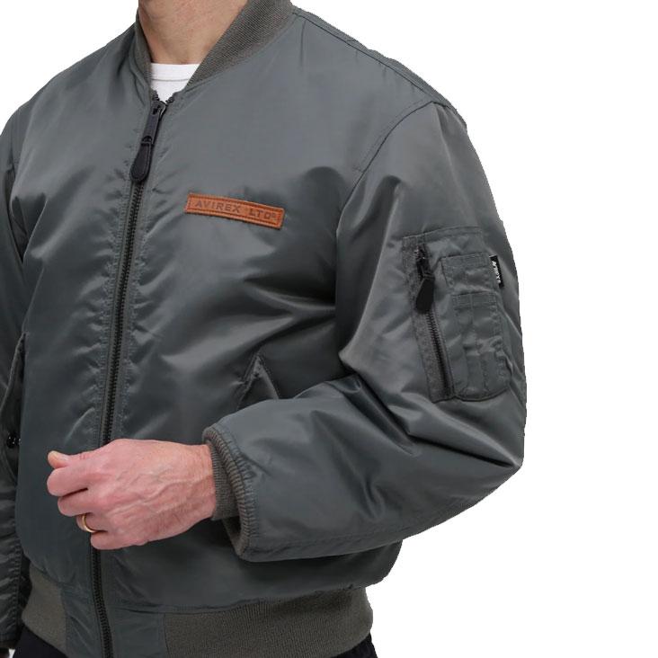 AVIREX（アヴィレックス） アビレックス MA-1 SIGNATURE BIG LOGO