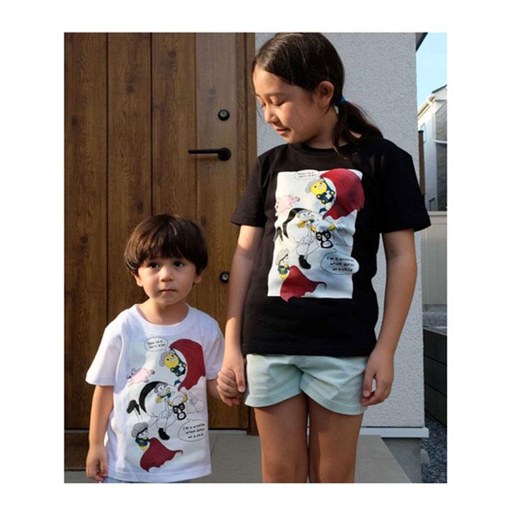 BRU NA BOINNE（ブルーナボイン） 子煩悩レスラー KIDS 半袖T