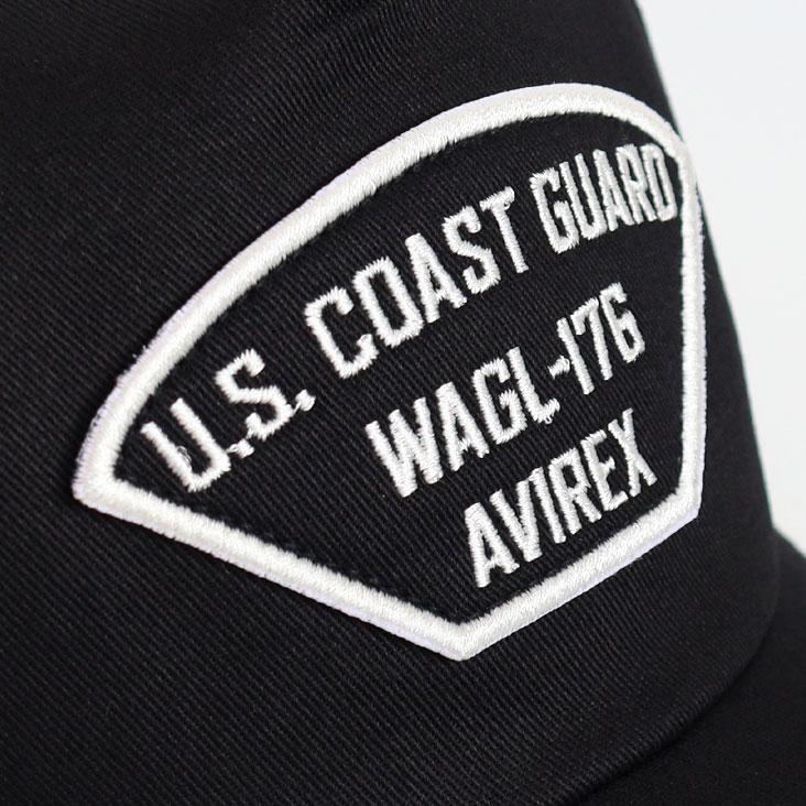 ARMY メッシュキャップ 調整可能 AVIREX（アヴィレックス） U.S NAVY ミリタリーパッチ 6パネル