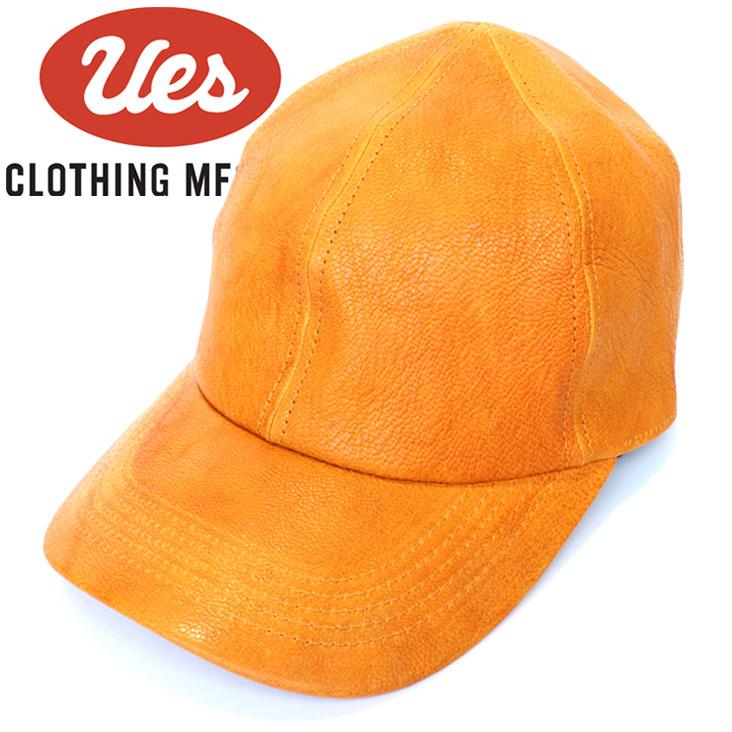 UES（ウエス） オールレザーキャップ 帽子 made in JAPAN 日本製