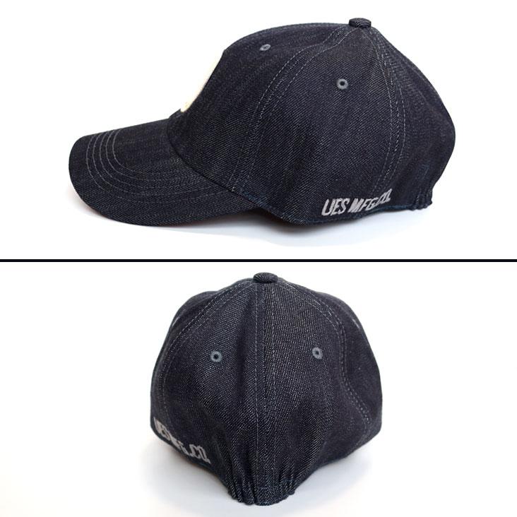UES ウエス キャップ デニムキャップ 帽子 ワッペン カラーデニム made in JAPAN 日本製 経年変化 アメカジ カジュアル 色落ち エイジング 綿100％ ビンテージ | UES | 10