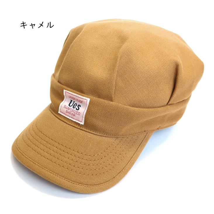 UES ウエス ワークキャップ made in JAPAN 日本製 綿100% 帽子 メンズ アメカジ ロングセラー ロゴ 定番 スタイリッシュ おしゃれ シンプル オシャレ カジュアル | UES | 03
