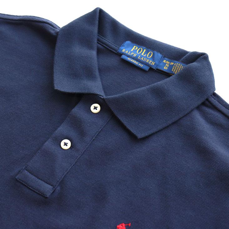 POLO RALPH LAUREN ポロ ラルフローレン BOYS アイコニック メッシュ ポロシャツ ポニー刺繍 綿100％ 半袖シャツ 上品 170cm メンズM相当 メンズ レディース | POLO RALPH LAUREN | 05