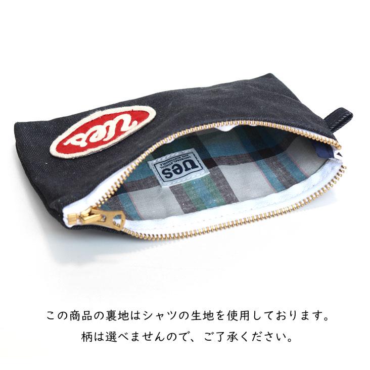 UES（ウエス） デニムポーチ ペンケース made in JAPAN 日本製 デニム