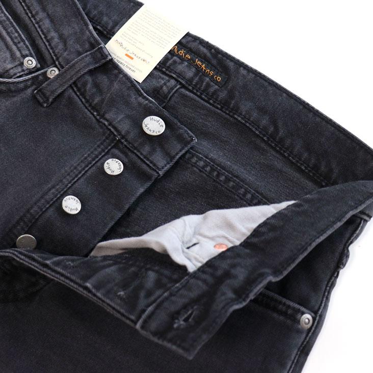 Nudie Jeans（ヌーディージーンズ） GrimTim ブラックジーンズ
