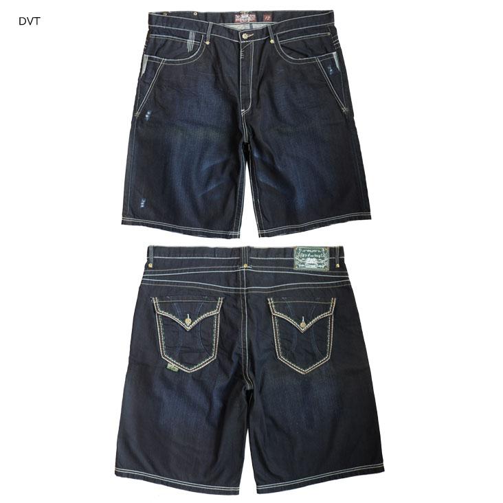 アカデミクス（akademiks） FIELD EMB SHORT W42 デニム ハーフパンツ