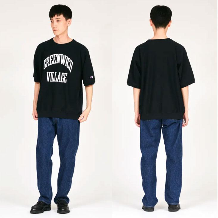 Champion（チャンピオン） 半袖スウェット REVERSE WEAVE 裏毛 丸胴