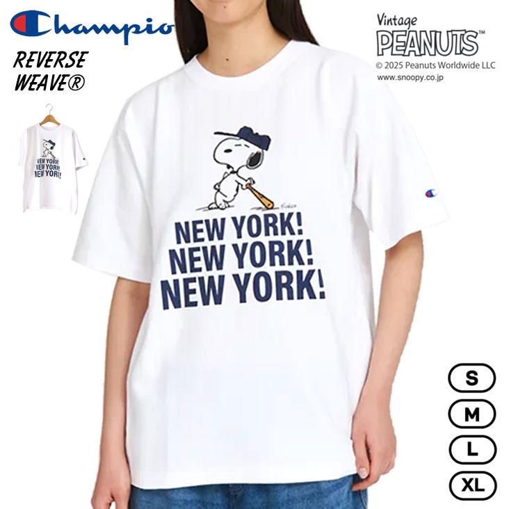 Champion（チャンピオン） Champion×PEANUTS プリント半袖T ショート