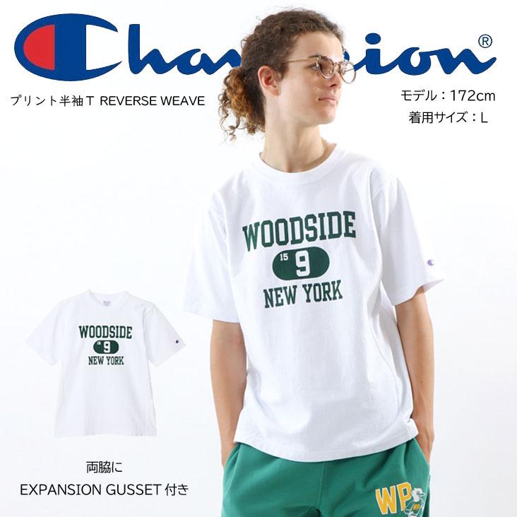 Champion（チャンピオン） プリント半袖T REVERSE WEAVE 半袖 Tシャツ