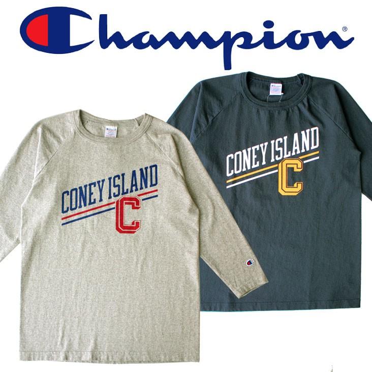 Champion ラグランTシャツ プリント セール】【別注】Champion / プリント ラグラン Tシャツ（T