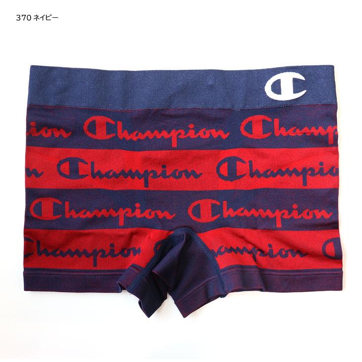 Champion チャンピオン シームレス アンダーウェア ロゴジャカード ボーダー パンツ 下着 ボクサーパンツ ボクサーブリーフ Boxer Briefs 柔らか ゴム ブランド | Champion | 01
