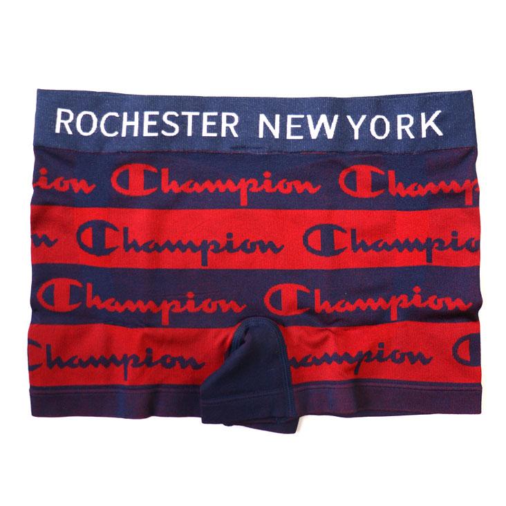 Champion チャンピオン シームレス アンダーウェア ロゴジャカード ボーダー パンツ 下着 ボクサーパンツ ボクサーブリーフ Boxer Briefs 柔らか ゴム ブランド | Champion | 03