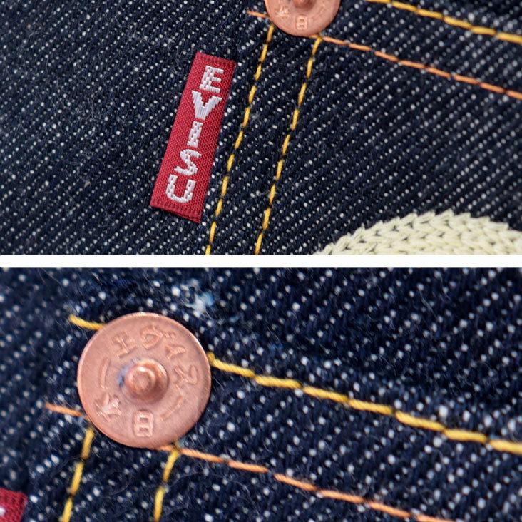 EVISU エヴィス ポーチ インディゴ ラウンドジップ 小物 鞄 EVISU エヴィス ポーチ インディゴ ラウンドジップ 小物 鞄