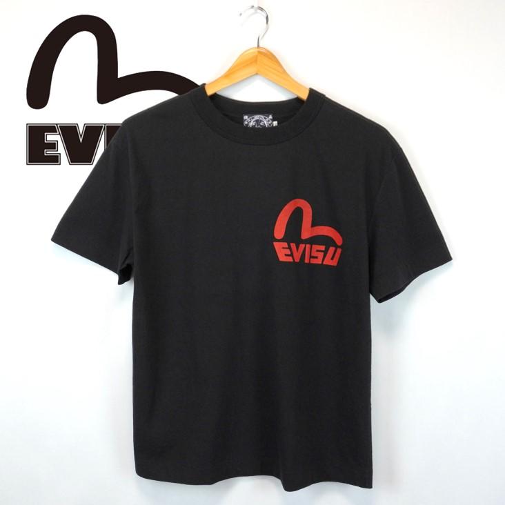 EVISU エヴィス 半袖Tシャツ VETERANO AC TEE CHEST KAMOME RED EVISU エヴィス 半袖Tシャツ VETERANO AC TEE CHEST KAMOME RED