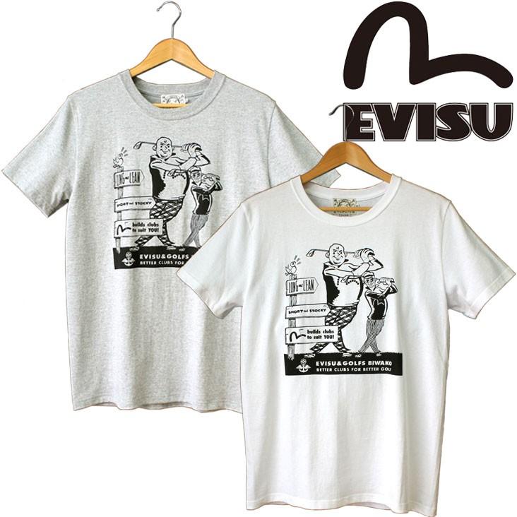 EVISU エヴィス EVISU&GOLF S/S Tee 半袖Tシャツ アメカジ アメコミ