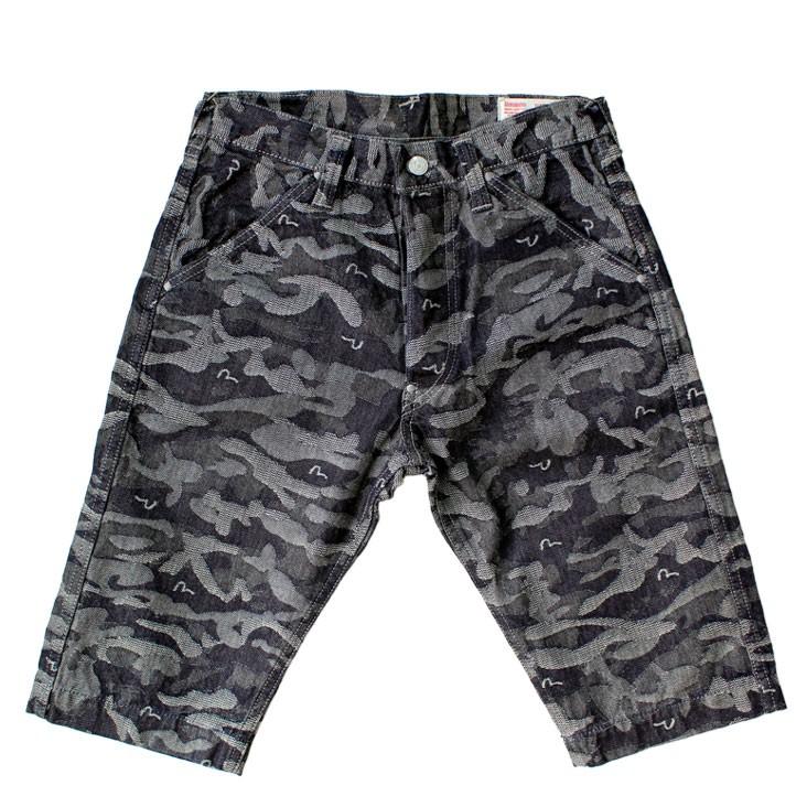 エヴィス evisu ハーフパンツ デニム メンズ 迷彩 EVD7550JD001