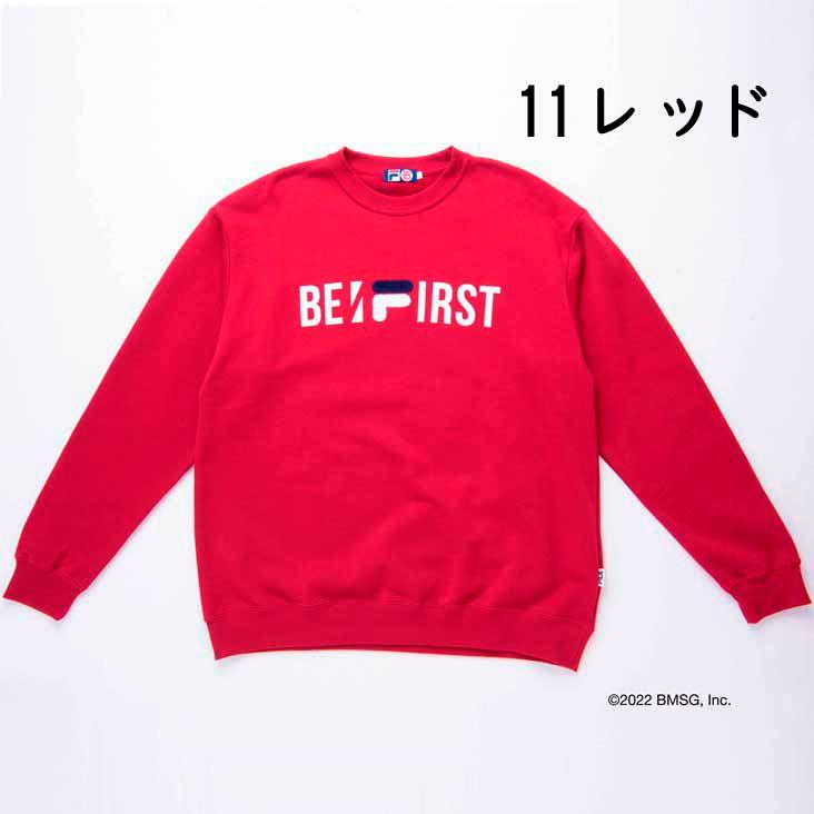 FILA（フィラ） BE:FIRST コラボ トレーナー クルーネック スウェット