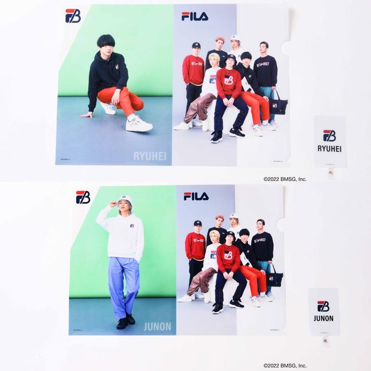 FILA（フィラ） BE:FIRST コラボ プルパーカー フード スウェット 着用
